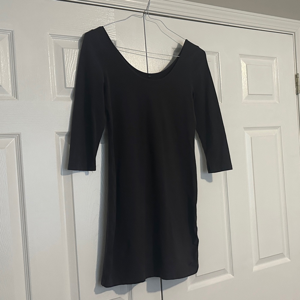 Knit Muted Navy Dress